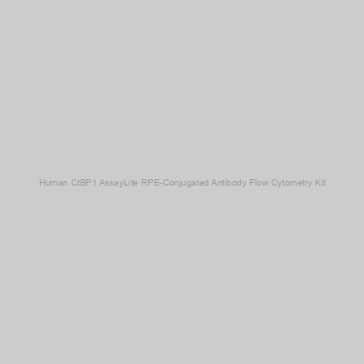 Human CtBP1 AssayLite RPE-Conjugated Antibody Flow Cytometry Kit
